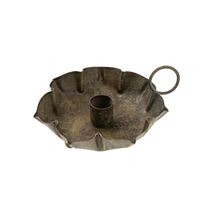 Old-World Lotus Candle Holder